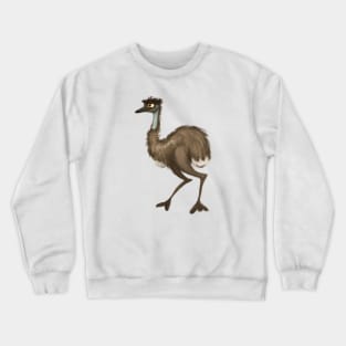 Cute Emu Drawing Crewneck Sweatshirt